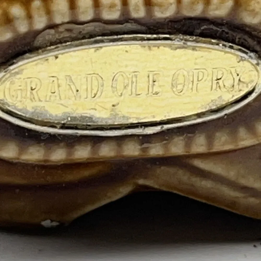 Vintage “Grand Ole Opry”Western Cowboy Boot Shaped Toothpick Holder 3in